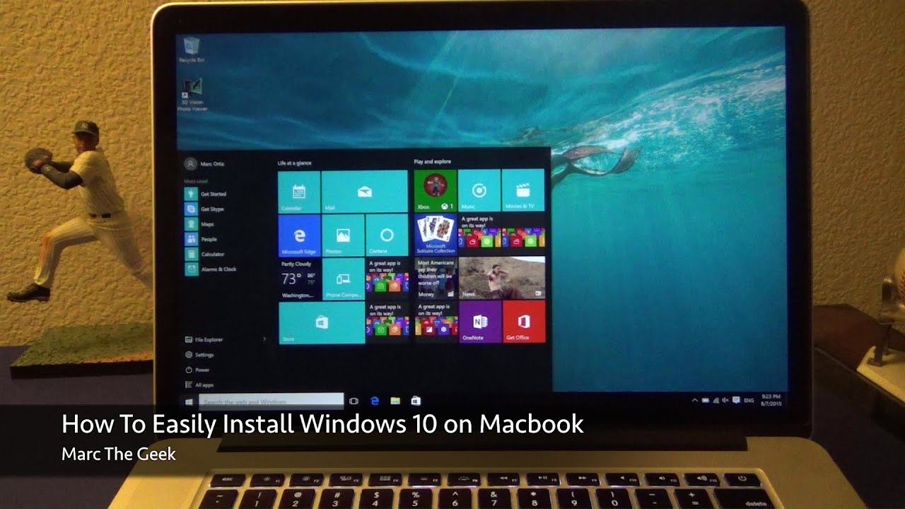 how to install windows 10 on ssd for mac